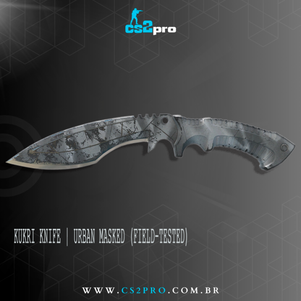 ★ Kukri Knife Urban Masked